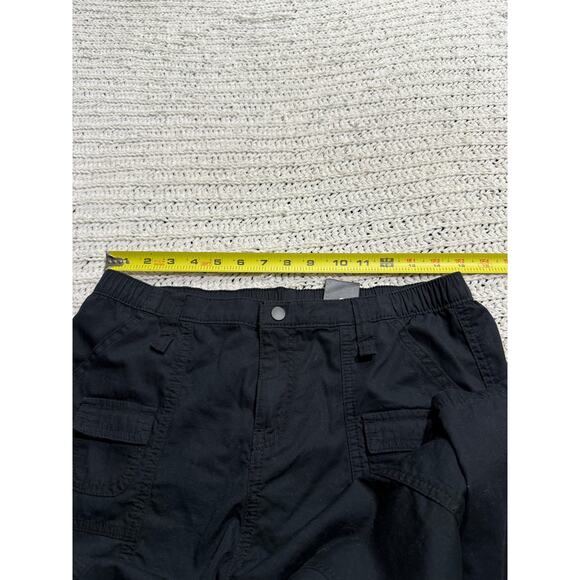 NWT Divided H&M Cargo Pants Casual Wide Leg Women's Size 6 Cotton Black - Picture 6 of 9